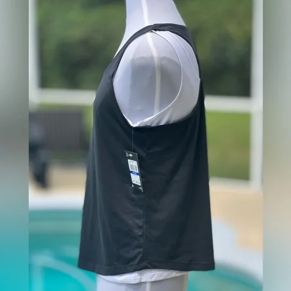 Under Armour Girls Double the Fun Tank YXL NWT Youth Extra Large Black White XL - Picture 2 of 7